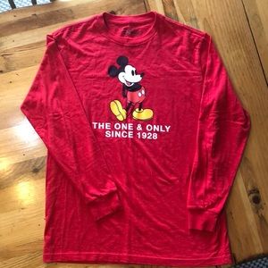Disney Mickey Mouse long sleeve t-shirt women’s/men’s size medium.